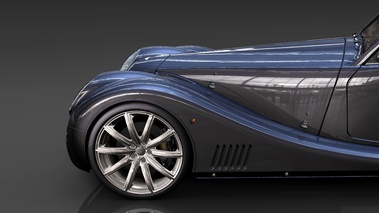 Morgan Supersport grise vue avant.