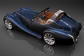 Morgan Supersport grise vue de dessus.