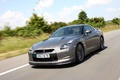 Nissan GTR anthracite 3/4 avant gauche travelling