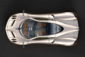 Pagani Huayra gris vue du dessus