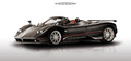 Pagani Zonda F Roadster carbone 3/4 avant gauche 2