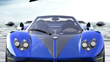 Pagani Zonda HH - bleue - face avant