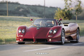 Pagani Zonda Roadster bordeaux 3/4 avant gauche 3