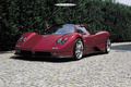 Pagani Zonda Roadster bordeaux 3/4 avant gauche