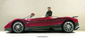 Pagani Zonda Roadster bordeaux profil