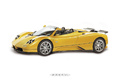 Pagani Zonda Roadster jaune 3/4 avant gauche