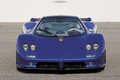 Pagani Zonda S 7.3 bleu face avant