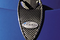 Pagani Zonda S 7.3 bleu logo capot debout