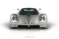 Pagani Zonda S 7.3 gris face avant