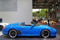 Mondial de l'Automobile Paris 2010 - Porsche 997 Speedster bleu profil