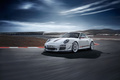Porsche 911 GT3 RS 4.0 - blanche - 3/4 avant droit