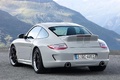 Porsche 911 Sport Classic - grise- 3/4 arrière gauche