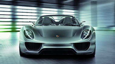 Porsche 918 Spyder - grise - face avant