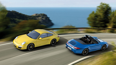 Porsche 997 Carrera 4 GTS - coupé + cabriolet, dynamique