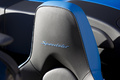 Porsche 997 Speedster bleu logo siège