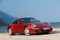 Porsche 997 Targa 4S MkII rouge 3/4 avant droit 2