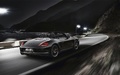 Porsche Boxster S Black Edition - 3/4 arrière droit, dynamique