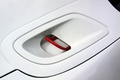 Porsche Boxster Spyder blanc attache toile