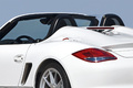 Porsche Boxster Spyder - blanc - détail, bosselage