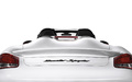 Porsche Boxster Spyder blanc face arrière coupé