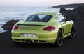 Porsche Cayman R vert 3/4 arrière droit 3