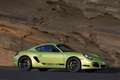 Porsche Cayman R vert 3/4 avant droit 2