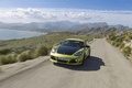 Porsche Cayman R vert 3/4 avant gauche travelling penché 2