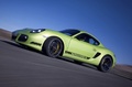 Porsche Cayman R vert 3/4 avant gauche travelling penché 4