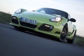 Porsche Cayman R vert 3/4 avant gauche travelling penché 6