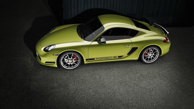 Porsche Cayman R - vert - profil