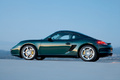Porsche Cayman S vert profil