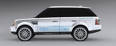Range Rover E - blanc - profil