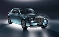 Rolls Royce 102EX bleu 3/4 avant droit