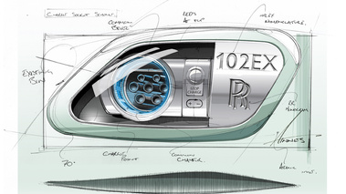 Rolls-Royce 102EX - esquisse