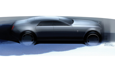 Rolls Royce Ghost dessin profil