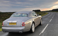Rolls Royce Phantom Coupe gris 3/4 arrière droit travelling