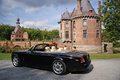 Rolls Royce Phantom Drophead Coupe noir 3/4 arrière gauche