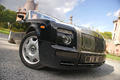 Rolls Royce Phantom Drophead Coupe noir 3/4 avant droit penché 2