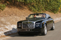 Rolls Royce Phantom Drophead Coupe noir 3/4 avant gauche travelling