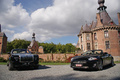 Rolls Royce Phantom Drophead Coupe noir & Jaguar XKR Cabriolet noir