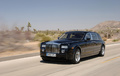 Rolls Royce Phantom LWB noir 3/4 avant gauche travelling