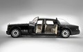 Rolls Royce Phantom LWB noir/gris profil portes ouvertes