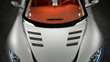 Spyker C8 Aileron Spyder - grise - face avant