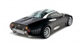 Spyker C8 Double 12 noir 3/4 arrière droit vue de haut