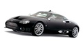 Spyker C8 Laviolette noir 3/4 avant gauche penché