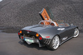 Spyker C8 Spyder anthracite Anvers charbon 3/4 arrière droit porte ouverte