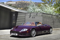 Spyker C8 Spyder violet 3/4 avant gauche