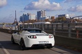 Tesla Roadster Sport blanc 3/4 arrière gauche travelling 4