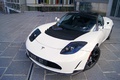 Tesla Roadster Sport blanc 3/4 avant gauche 4