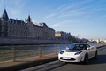 Tesla Roadster Sport blanc 3/4 avant gauche travelling 2